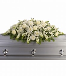 Enduring Light Casket Spray from McIntire Florist in Fulton, Missouri